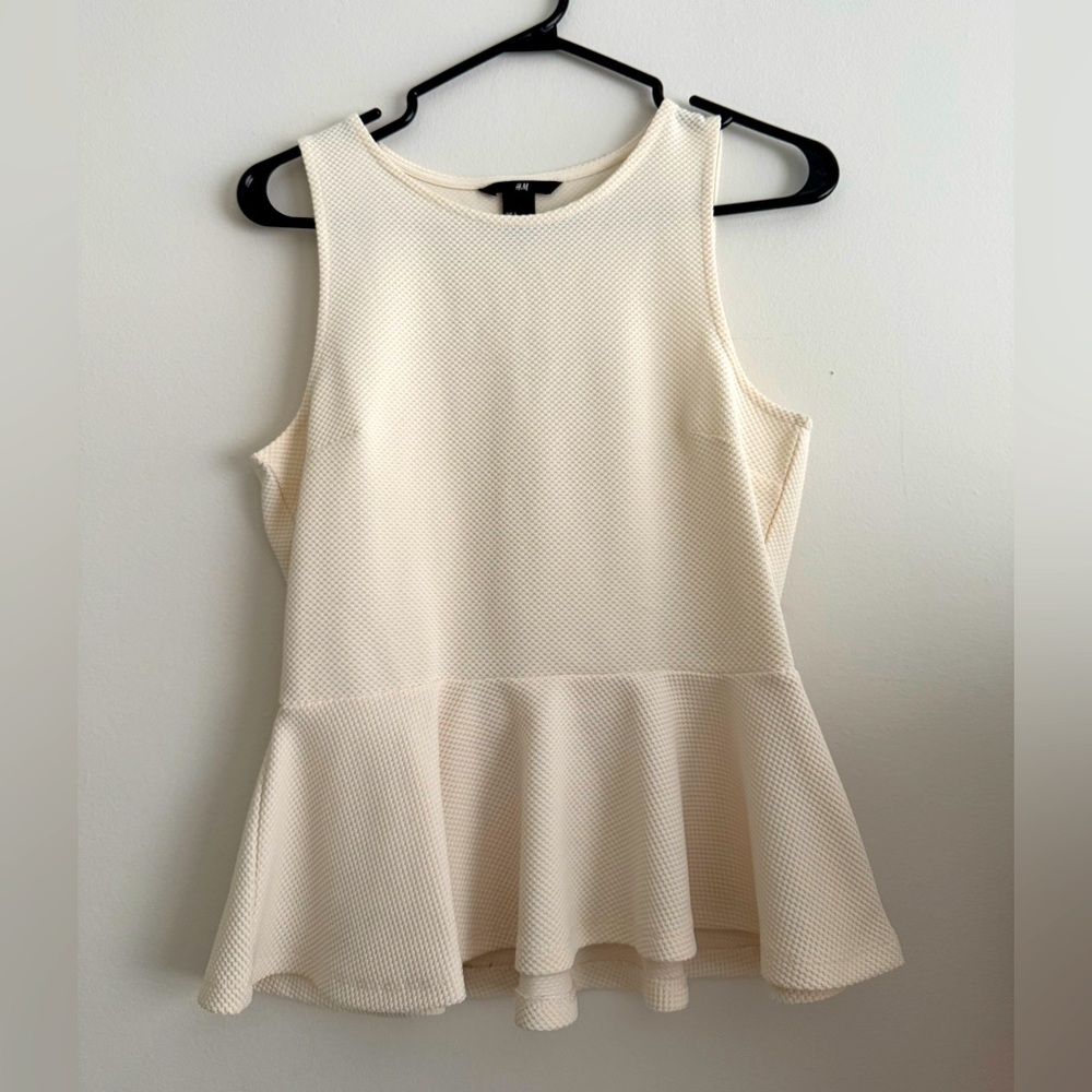 Peplum top size small